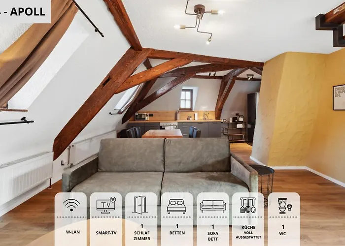 Apartment Sandapart34 - 4 Tolle Fewos Von 1-9 Pers Mitten In Der Altstadt Bamberg
